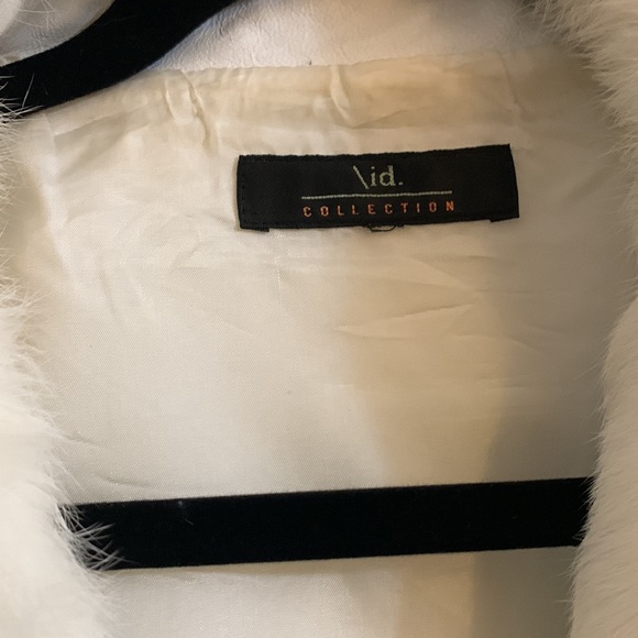 Winter White Leather Jacket with Fur Trim - Picture 3 of 10